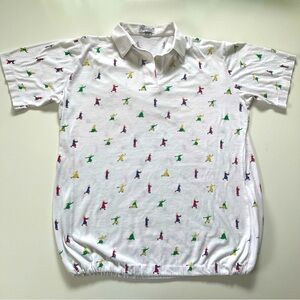 Vintage HTF Women’s Bowling Shirt by AMF 1970’s Mini Bowlers Size Med